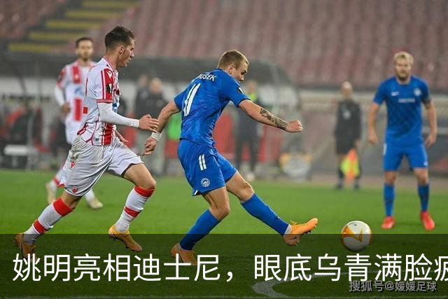 姚明亮相迪士尼，眼底乌青满脸疲惫，一身伤病走路一瘸一拐太沧桑